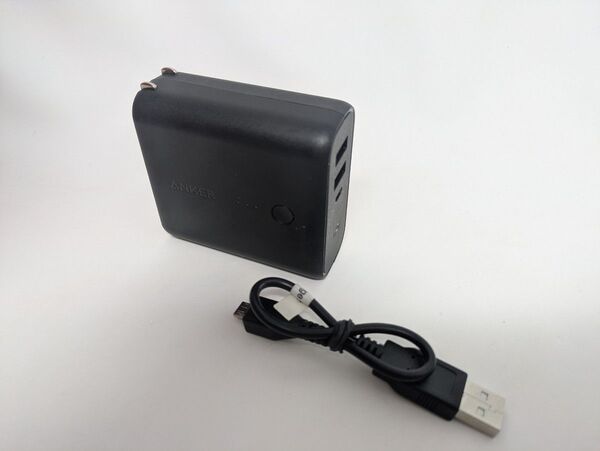 Anker PowerCore Fusion 5000 モバイルバッテリー ブラック ( アンカー 充電器 黒 充電ケーブル )