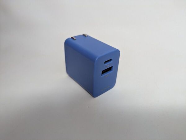 グリーンハウス GH-ACU2PC PD 20W 2ポート 充電器 青 ( 急速充電 Type-C USB-A ブルー )