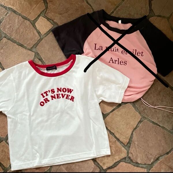 LOVE TOXIC ショート丈Tシャツ ラブトキ Lサイズ 160