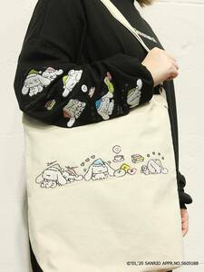  Cinnamoroll sinamonrivet & surge canvas bag tote bag shoulder bag new goods super ultra rare hard-to-find goods rivet and surge 