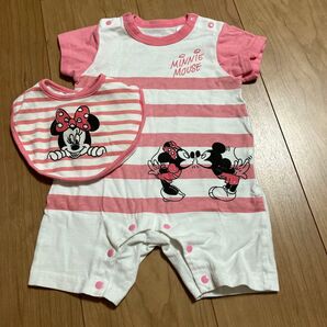 Disney ミニーマウス ロンパース スタイ 2点セット バースデー購入品