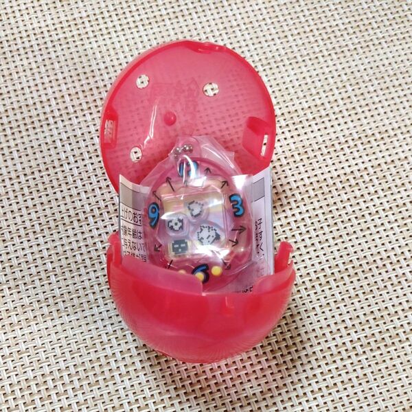 たまごっち シャカシャカチャームコレクション クリアピンク まめっち BANDA ガシャポンI
