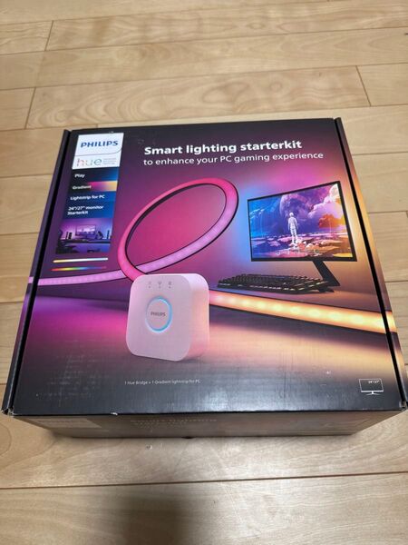 PHILIPS hue Play グラデーションライトリボン PC 24-27インチ専用 スターターセット PHPC24S 未使用