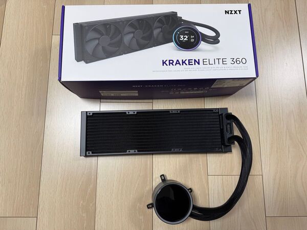 NZXT Kraken Elite 360 v2 Black 簡易水冷CPUクーラー RL-KN36E-B2 FN2381