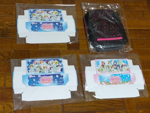【非売品・未開封 レア】ラブライブ!4点/ μ's ボディバッグ ストレージBOX ウェディング風衣装 Snow halation