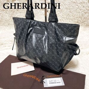GHERARDINI ゲラルディーニ ソフティ トートバッグ ショルダーバッグ ハンドバッグ ブラック