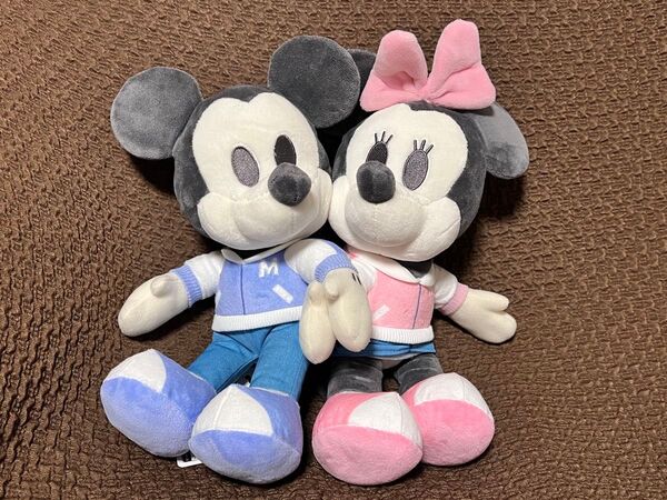 ミッキー&ミニー ちょっもっさ デココレ ペアぬいぐるみ ディズニー ぬいぐるみ