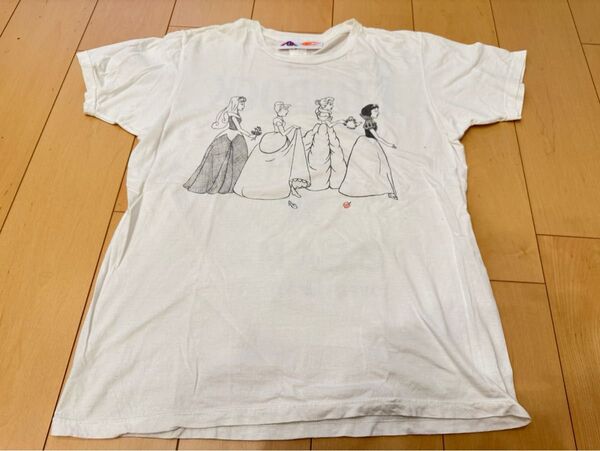 L コラボ Tシャツ ビームス ディズニー BEAMS Disney フジロックフェス2013 オーバーザストライプス プリンセス