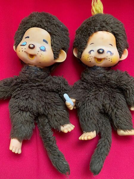 モンチッチ レトロ アンティーク 当時物 おしゃぶり 昭和レトロ 1970年代 猿の妖精 2体セット