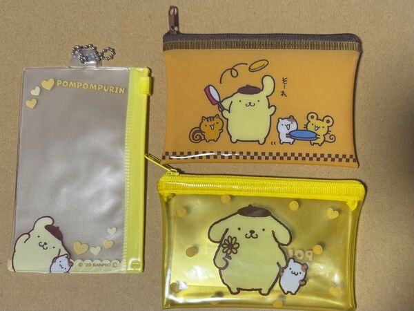 サンリオ ポムポムプリン ポーチ セット