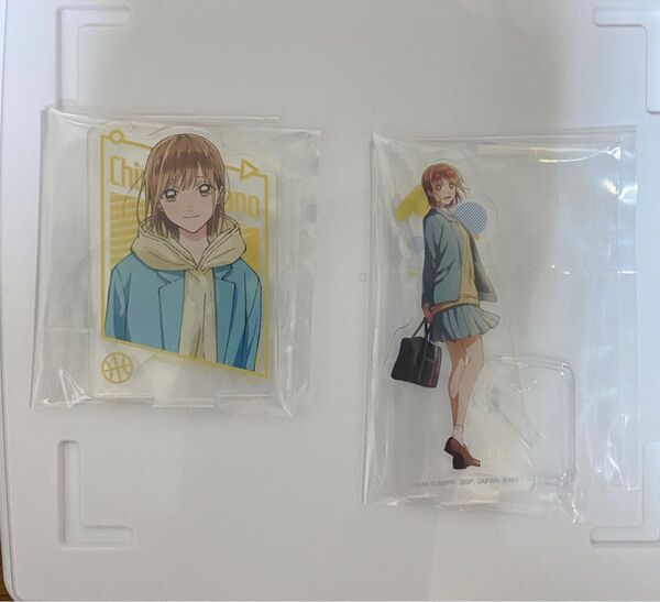 アオのハコ 一番くじ E賞 アクリルスタンド 鹿野千夏 2種コンプ
