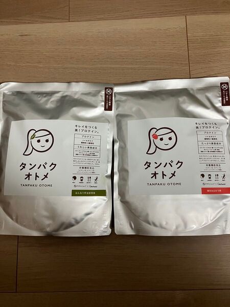 タンパクオトメ プロテイン はんなり宇治抹茶 2袋 セット ソイプロテイン 博多あまおう