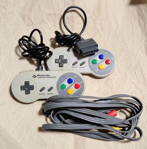 任天堂 スーパーファミコン コントローラー、ケーブル