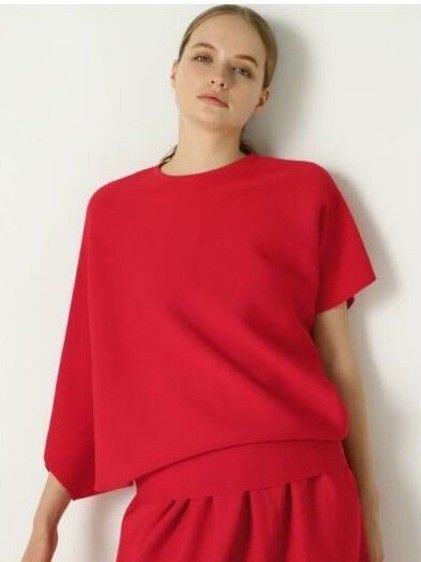 ADORE アドーア ドライストレッチアシンメトリーニット