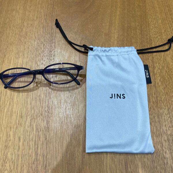 JINS ブルーライトカット メガネ 度なし