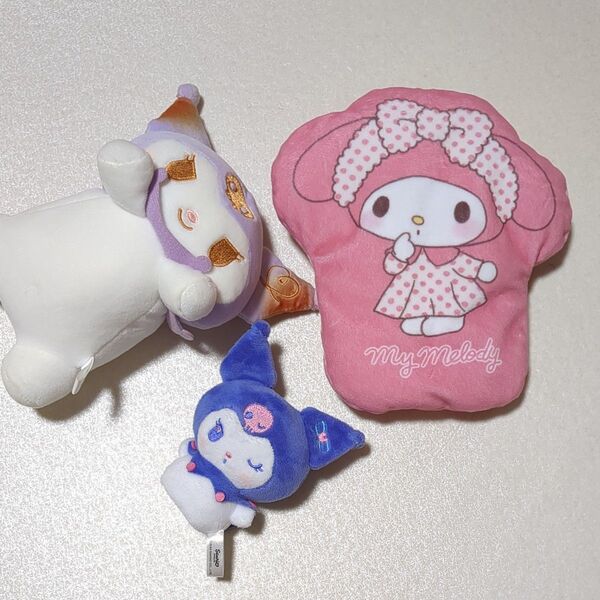 クロミちゃん マイメロ マスコット ふわふわぬいぐるみ ボールチェーン ポーチ サンリオ