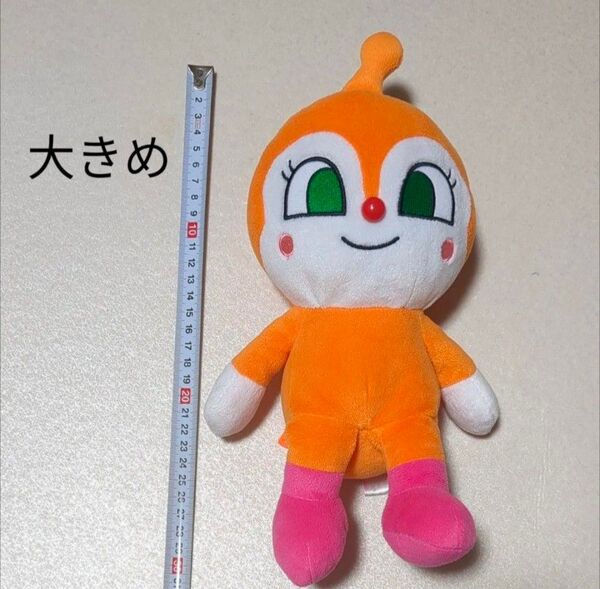 ドキンちゃん ぬいぐるみ ちょっと大きめ アンパンマンぬいぐるみ 約30×18×10cm セガトイズ