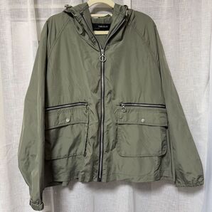 ZARA BASIC レディース マウンテンパーカー オリーブグリーオールシーズン○