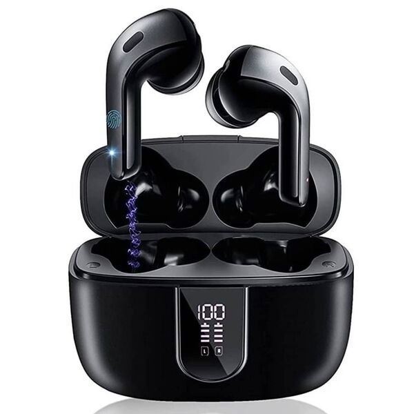 ワイヤレスイヤホン Bluetooth5.1 瞬時接続 高音質 防水 大容量 自動ペアリング