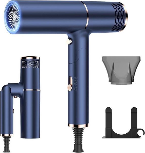 ドライヤー 大風量 速乾 1500W 高濃度マイナスイオン ヘアドライヤー 57℃恒温 ノズル付