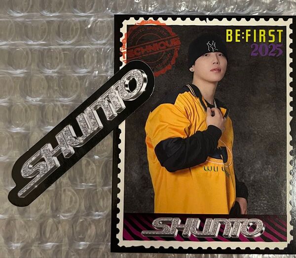 BE:FIRST GRIT シークレットステッカー SHUNTO シュント