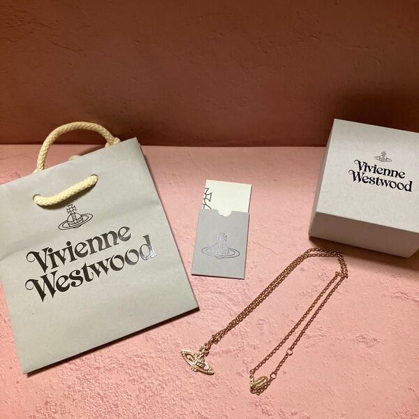 【新品未使用】Vivienne Westwood ネックレス ピンクゴールド