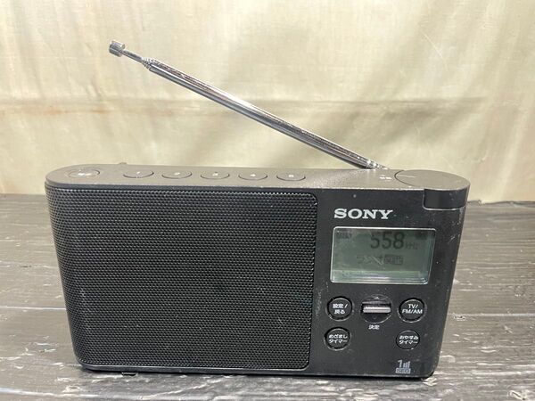 SONY ソニー ラジオ XDR-56TV 1SEG ブラック