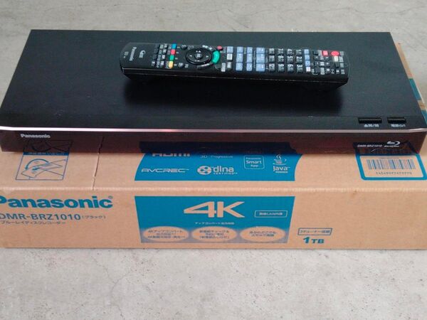 Panasonic ブルーレイディスクレコーダー DMR-BRZ1010 1TB