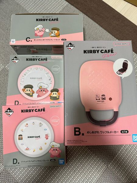 一番くじ 星のカービィ Kirby Caf PETIT B賞 C賞 D賞 3種セット