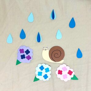 保育 壁面 6月 梅雨