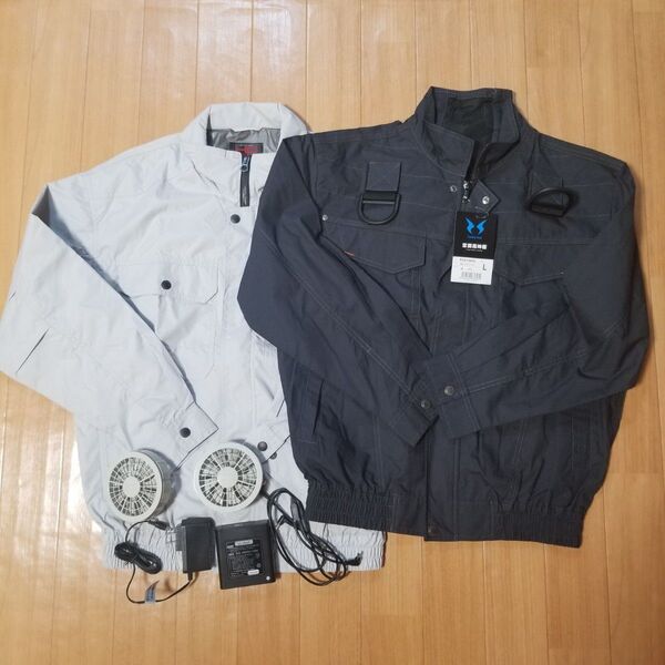 HOOH 空調服 LL 空調服風神服 L 快適ウェア ファン バッテリー セット