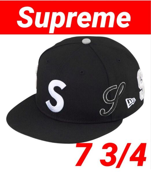 新品 Supreme Multi S Logo New Era 7 3/4 シュプリームニューエラ Sロゴ キャップ