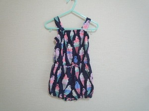 babyGAP　ドローストリングロンパース　アイスクリーム柄　ネイビー　９０ｃｍ　美品