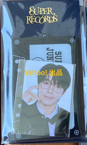 SUPERJUNIOR 20th ANNIVERSARY SUPER RECORDS アクリル フォトカードホルダー ドンへ