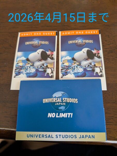 USJ パートナーパス2枚【複数枚あります。】