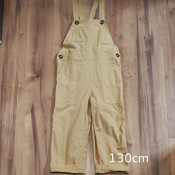 NEEDLE WORKS 子供服 オーバーオール 130cm イエロー
