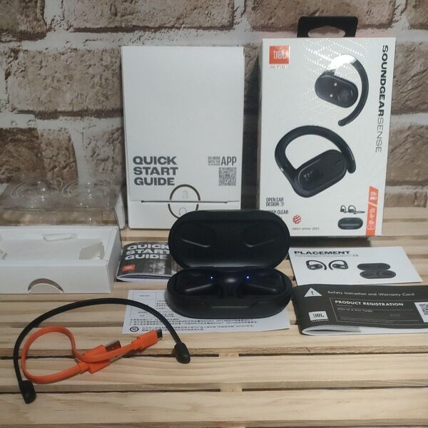 JBL ジェイ ビー エル JBL Soundgear Sense BLK(ブラック) オープンイヤー完全ワイヤレスイヤホン