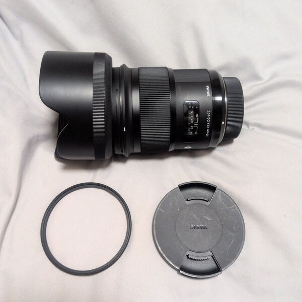 【極美品】シグマ 50mm F1.4 DG HSM Art ニコンFマウント用