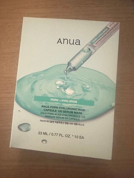 Anua PDRN HYALURONIC ACID CAPSULE 100 SERUM MASK 10枚入り