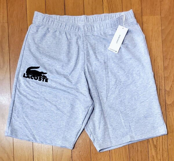 ラコステ 新品 メンズ スウェット ショートパンツ(アリゲーター/グレーM)