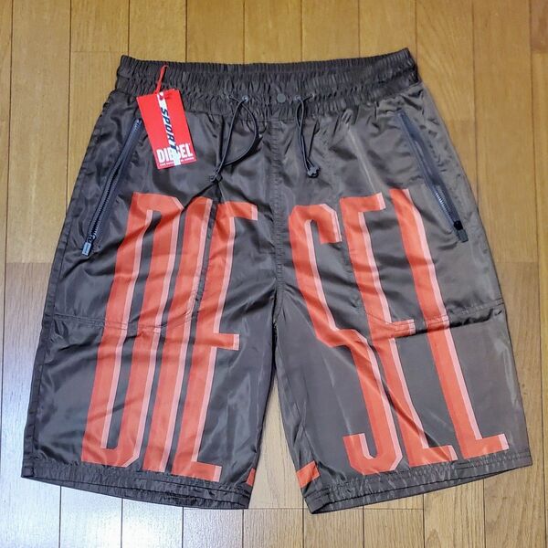 ディーゼルスポーツ 新品 メンズ ショートパンツ(オレンジ/ブラウンM)