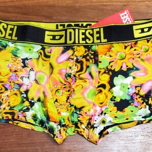ディーゼル 新品 メンズ ボクサーパンツ(フラワー/イエローM)