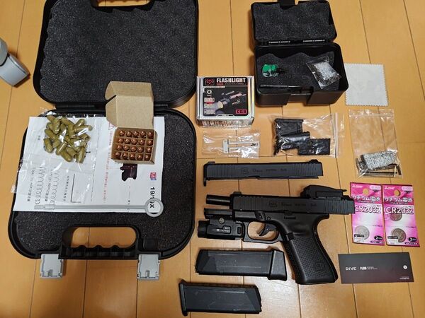 voisky Glock19gen5 金属スライド カスタム済み 排莢式 発射不可 フィンガーブローバック