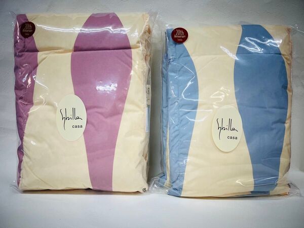 *新品未使用品* シビラ羽毛肌掛け タジスタ ダウンケット シングル 2枚セット