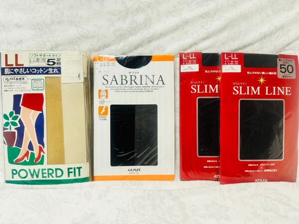 ストッキング L LL サブリナ スリムライン 昭和レトロ まとめ売り