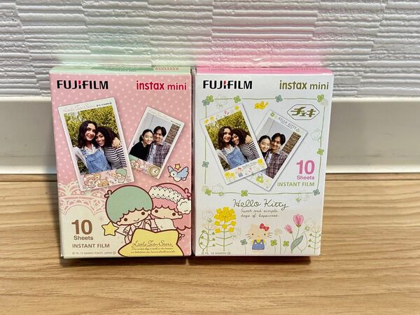 INSTAX MINI キティー キキ&ララ 2箱セット チェキフィルム FUJIFILM