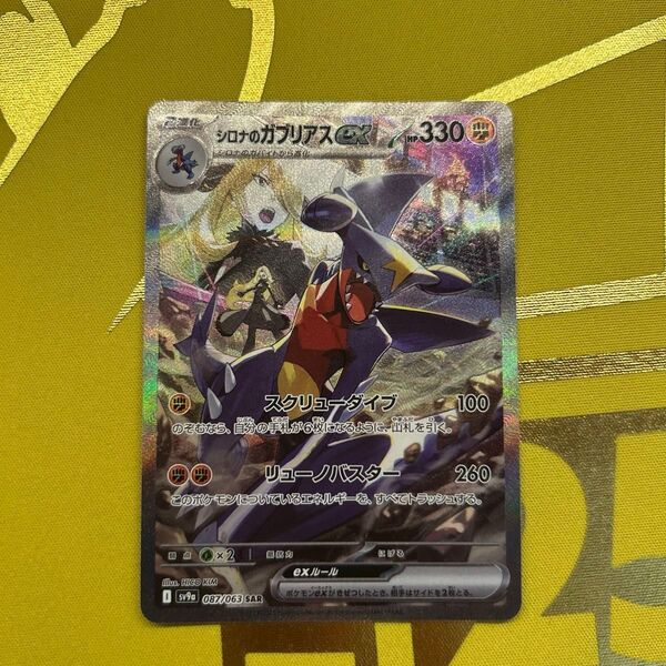 ポケモンカード シロナのガブリアスex SAR