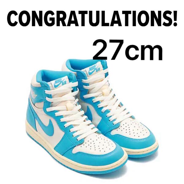 AIR JORDAN 1 RETRO HIGH OG DK POWDER BLUE/DK POWDER BLUE-SAIL