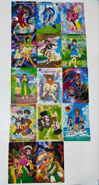 カードキャプターさくら ジャンボカードダス 14枚 当時物 レア! CLAMP