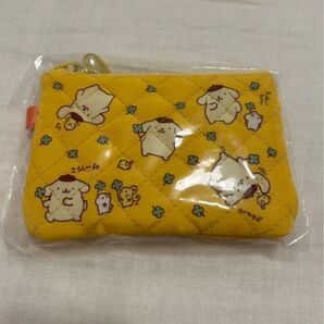 ポムポムプリン サンリオ みんなのキルトシリーズ シークレットミニフラットポーチ